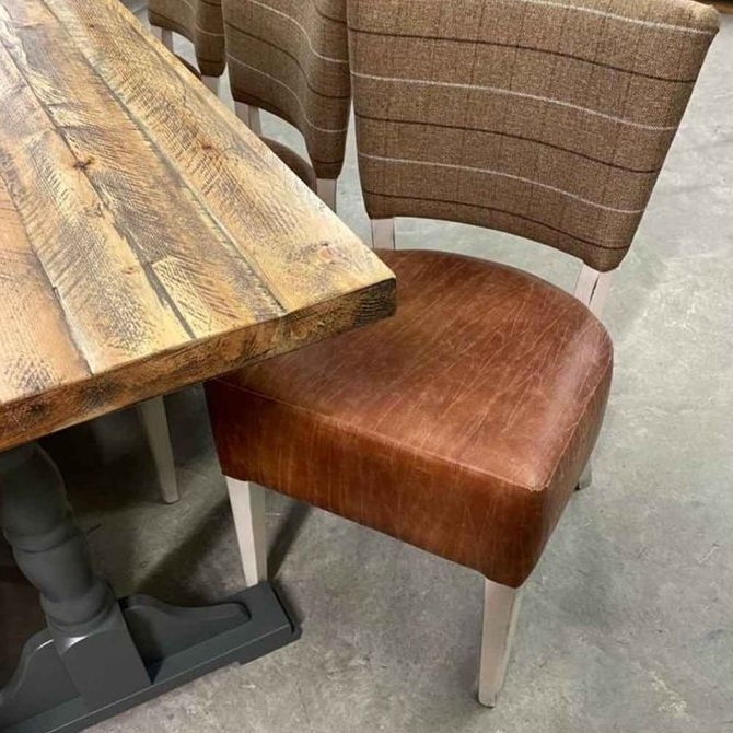6 Seater Rustic Dining Table and Chairs