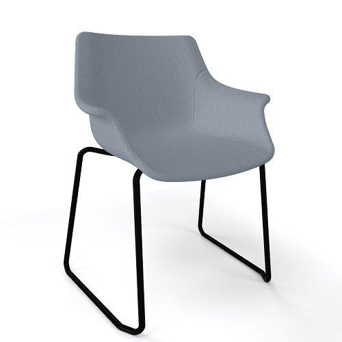 More Upholstered black