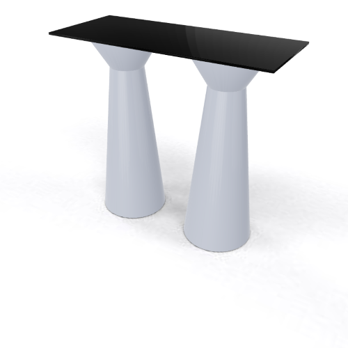 Roller Table 1100 1200x500 pearl grey black