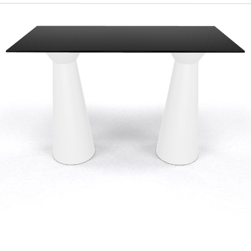 Roller Table 1100 1590x790 white black