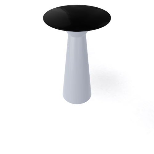 Roller Table 1100 680 pearl grey black