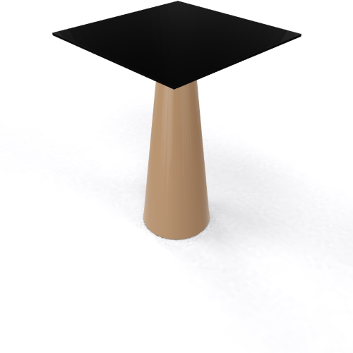 Roller Table 1100 79x79 brown black