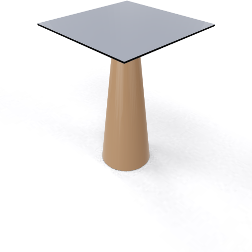 Roller Table 1100 79x79 brown pearl grey