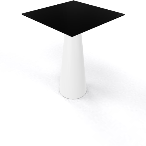 Roller Table 1100 79x79 white black