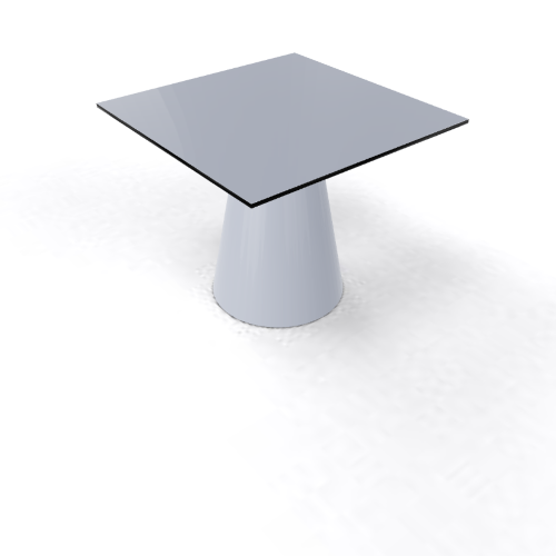 Roller Table 550 68x68 pearl grey pearl grey