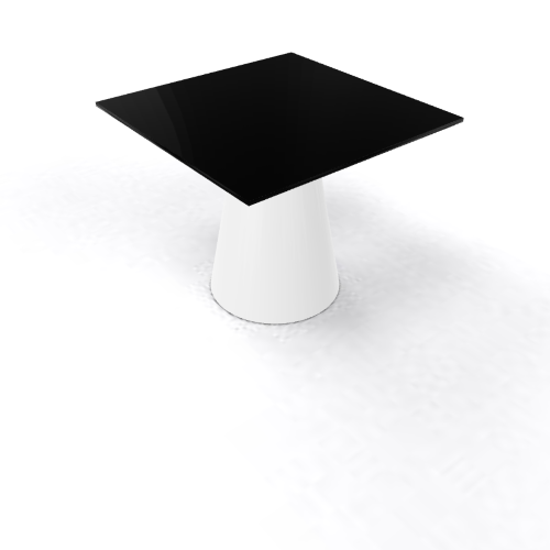 Roller Table 550 68x68 white black