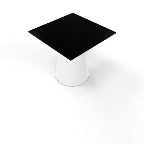 Roller Table 550 6x6 white black