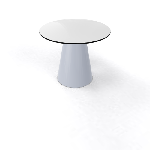 Roller Table 550 680 pearl grey white