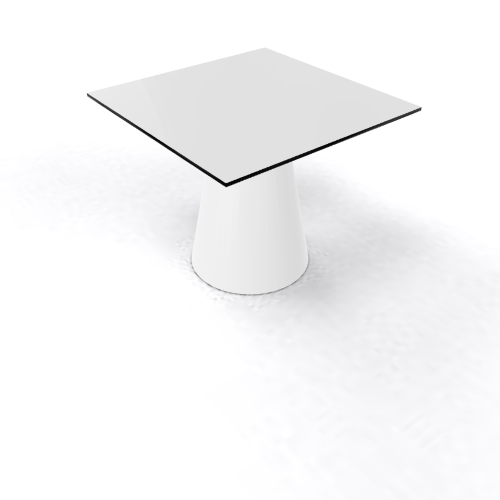 Roller Table 550 68x68 white white