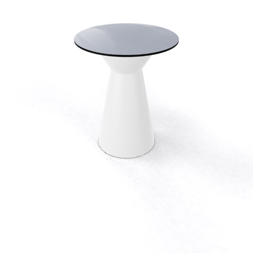 Roller Table 740 600 white pearl grey