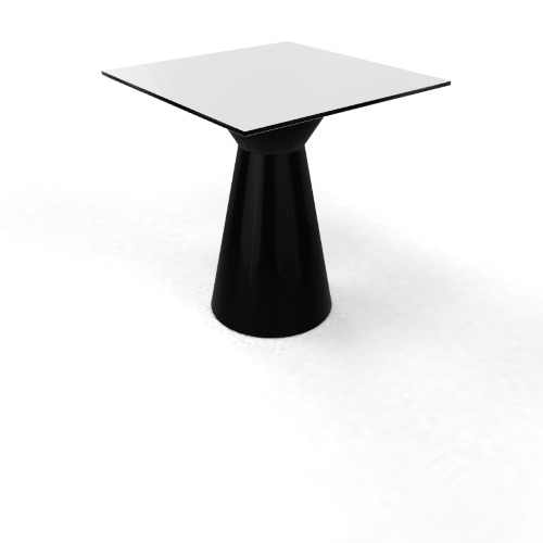 Roller Table 740 68x68 black white