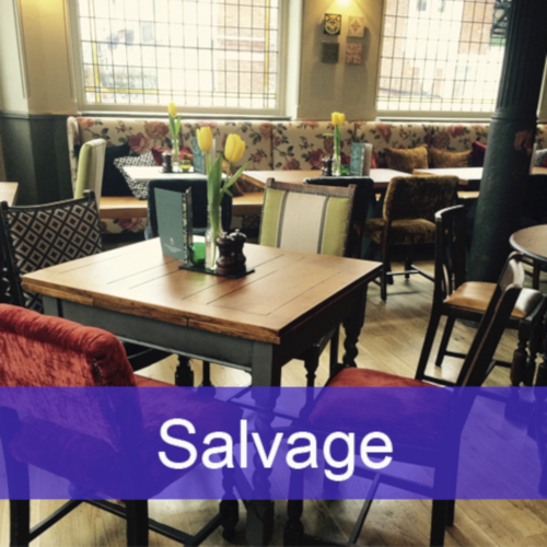 Salvage - Foremost Furniture Ltd, Contract pub, hotel and restaurant tables and chairs