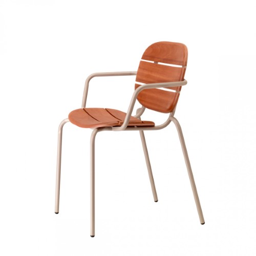 Si Si wood stackable armchair