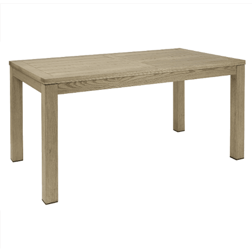 Quad 4 leg outdoor dining table rectangular