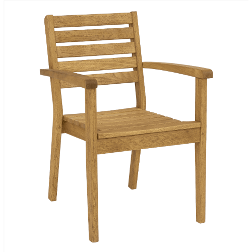 Quad outdoor stackable armchair