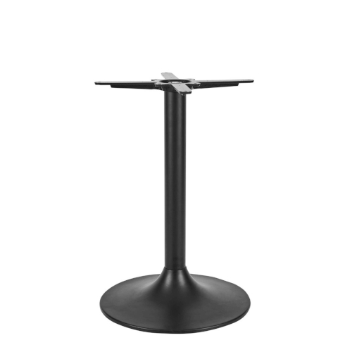 Trumpet table base large black