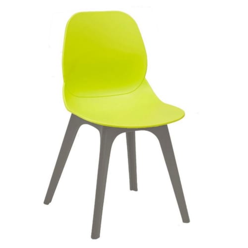 Shoreditch R grey frame sidechair