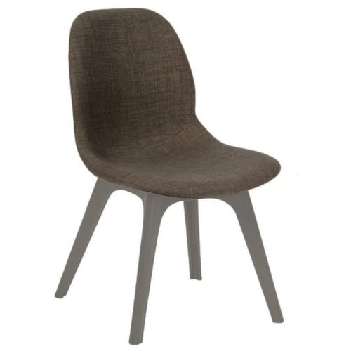 Shoreditch R grey frame sidechair