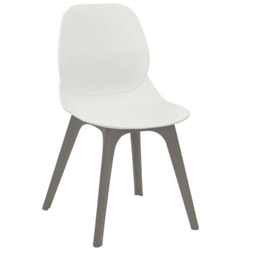Shoreditch R grey frame sidechair