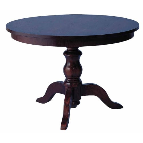 Manx single pedestal dining table