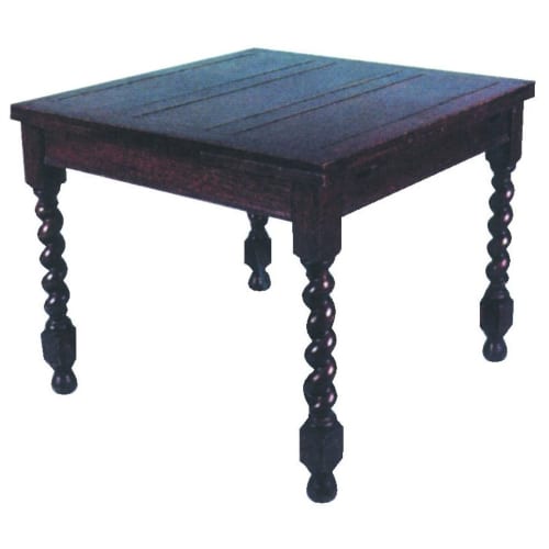 Twist 4-leg dining table