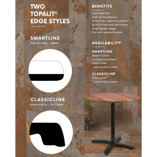 Smartline table top 800 x 800