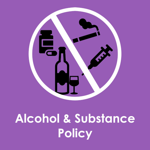 Alcohol and substance policy
